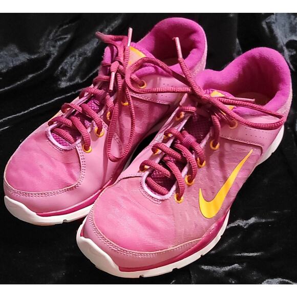 NIKE Training PINK RUNNING SHOES LADIES 9 Lace-Up - Picture 1 of 7